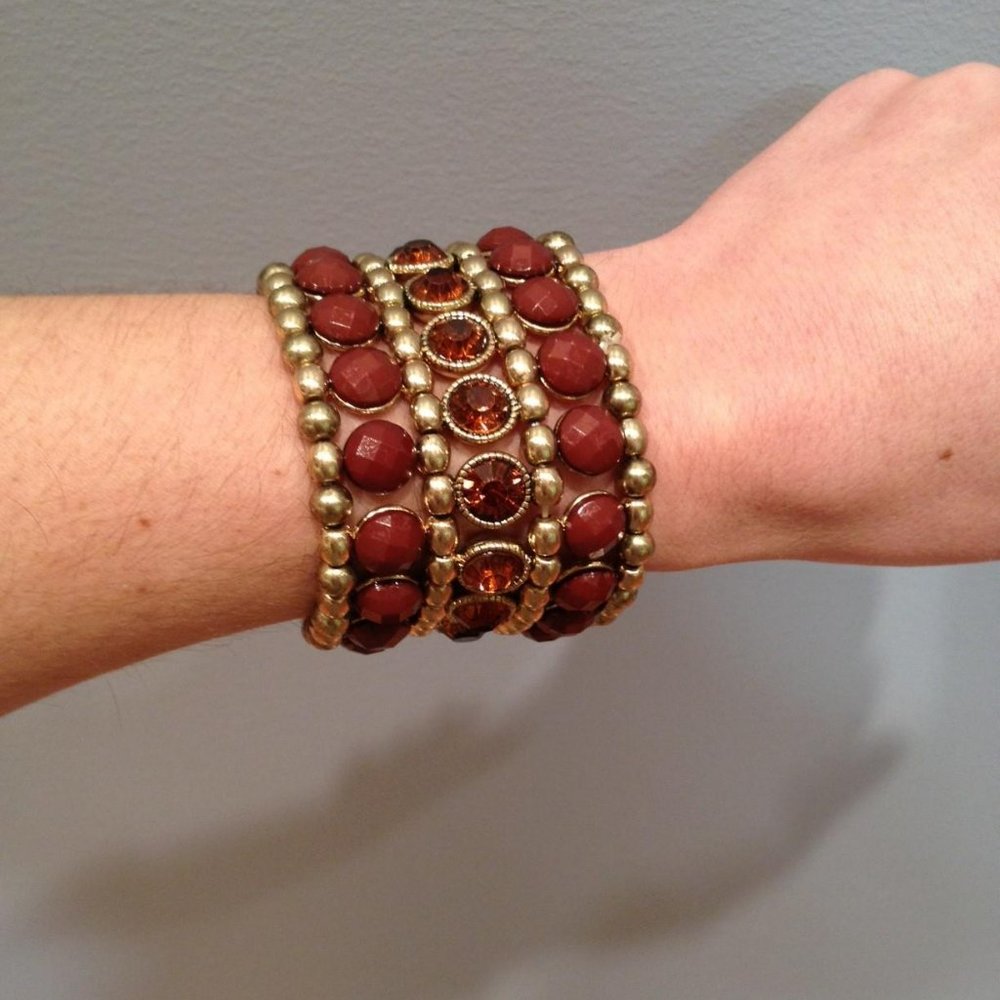 Smoked Topaz Stretch Bracelet - New